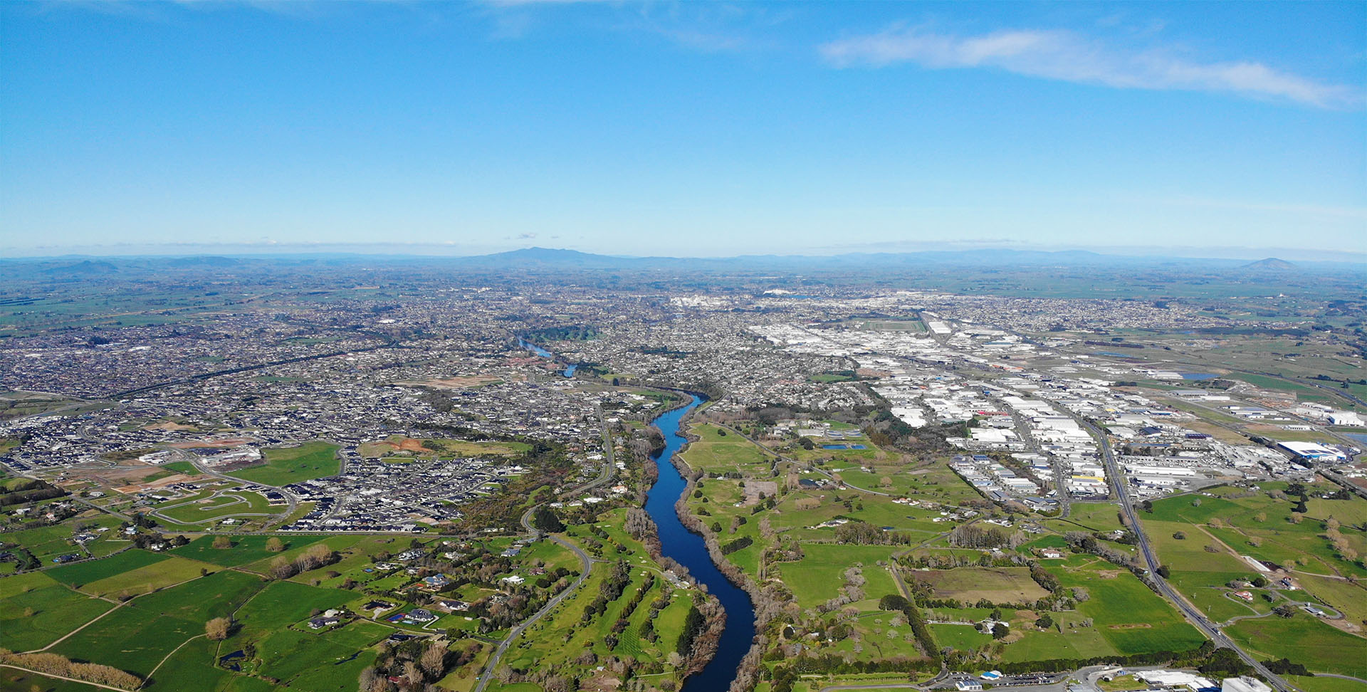 View of the Waikato region